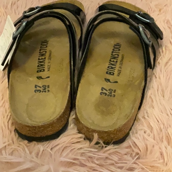 Birkenstock black navy glitter women size 6-6 1/2 - Picture 5 of 9